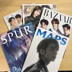 TXT 雑誌 5冊 MORE BAZAAR CanCan MAPS SPUR
