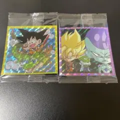 ドラゴンボールGT シール 孫悟空 超一星龍 2枚セット - メルカリ