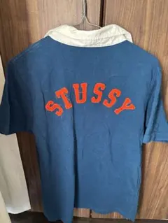 STUSSY 襟付きポロシャツ ブルー