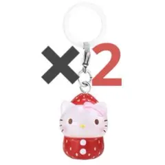 サンリオ いちご めじるしアクセサリー ハローキティ キティちゃん 2個セット