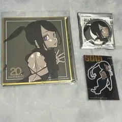 ソウルイーター 20周年 原画展 色紙 クリアカード 缶バッジ リズ