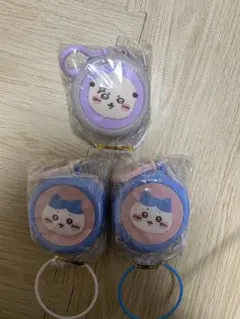 ちいかわ プライズ まんまるミニシリコンポーチ 3点セット ハチワレ ラッコ