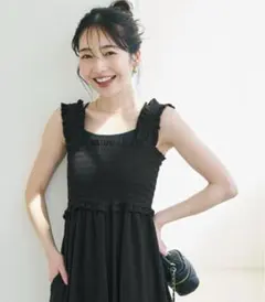 coca シャーリングロンパース　サロペット