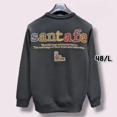 サンタフェ Santa Fe 定番 復刻ロゴ刺繍トレーナー 48 L ta1のサムネイル