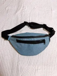 CORDURA ナイロン　ウエストポーチ　ライトブルー