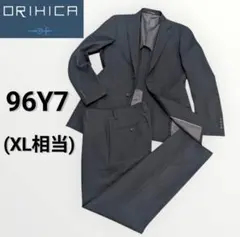 オリヒカ 清涼スーツ上下 サマーウール 濃紺 96Y7