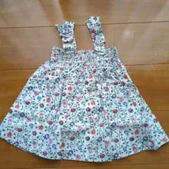 美品❗ベビーギャップ　小花柄ワンピース　80cm