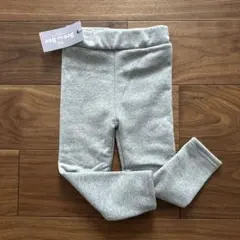 新品　BEE 裏起毛レギンス　パンツ　グレー　90