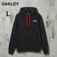 OAKLEY パーカー L 富士山刺繍 和柄 フリース スウェット 黒