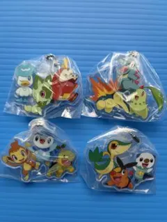 ポケモン 旅立ちの3匹 アクリルスイング　4種類セット