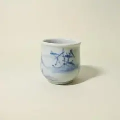 初代大丸北峰造『染付山水絵茶巾筒』（共箱） - メルカリ