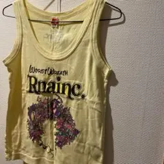 Worst Wreath Rnainc. イエロー タンクトップ