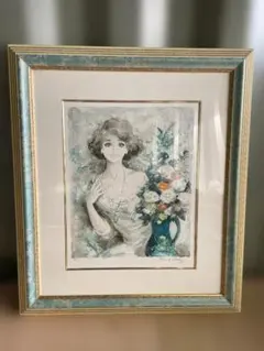 美品♠ベルナール・シャロワ　リトグラフ　裸婦　サイン入り 美品♤ベルナール・シャロワ リトグラフ 裸婦 サイン入り - メルカリ