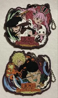 ワンピース トレジャークルーズ ラバーキーホルダー 2個セット