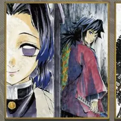 鬼滅の刃 webshopくじ アクリル色紙 義勇 しのぶ B26