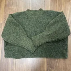 JEANASIS オリーブグリーン 長袖ニット F