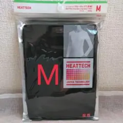 ユニクロヒートテック　クルーネックT（長袖）Mサイズ　 黒　１枚　a6w
