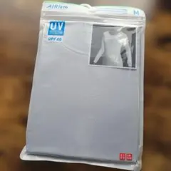 UNIQLO AIRism UVカット長袖Tシャツ Mサイズ　ライトグレー