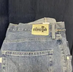 LEVI’S シルバータブ ルーズ ライトインディゴ ブルー