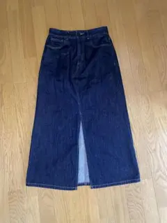 デニムロングスカート　GU