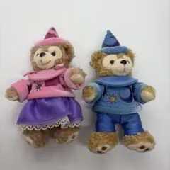 ダッフィー　シェリーメイ　ぬいぐるみバッジセット　10周年
