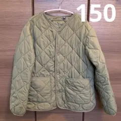 UNIQLO ウォームパデッドウォッシャブルカーディガン　150 オリーブ