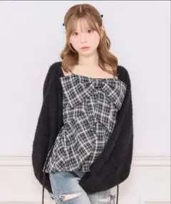 apres jour シャギーニットボレロのサムネイル