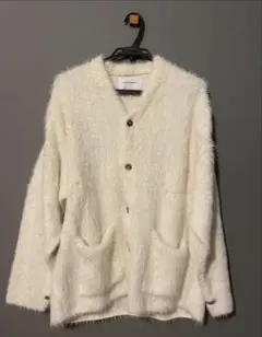 THE INOUE BROTHERS スリカーディガン　ホワイト