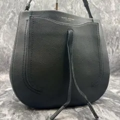 美品 マークジェイコブス ワンショルダーバッグ レザー 黒 シボ革 1057のサムネイル