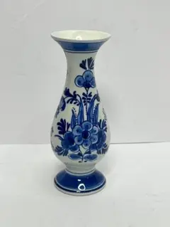 【美品】ロイヤルデルフト 花瓶 一輪挿し デルフトブルー オランダのサムネイル