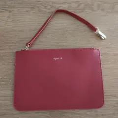 アニエスベー　レザー　ポーチ