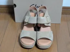 新品CLARKS KIMMEIHI STRAP DARK SAND UK5のサムネイル