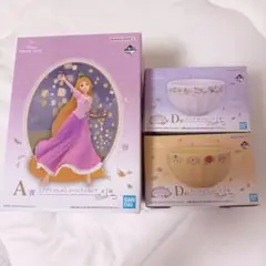 3点セット一番くじ〈ディズニープリンセス〉Dream in color