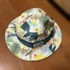 トロピカル柄 バケットハット アウトドア　52センチ