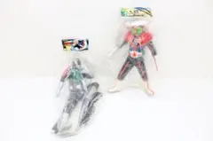 ら*ー様 ポピー 当時物 レトロソフビ スカイライダー&仮面ライダー