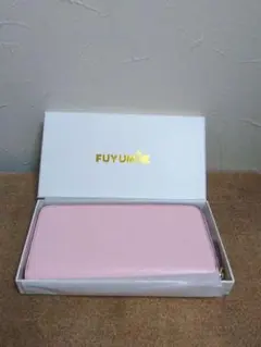 FUYUMOE 長財布 ピンク 大容量 スマホ収納可 レディース