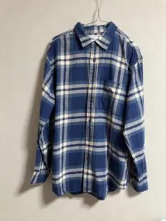 JW ANDERSON UNIQLO ネルシャツ Mサイズ ネイビー