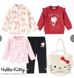 【新品タグ付】しまむら⭐︎ハローキティ⭐︎ハッピーバッグ　福袋2026 100cm