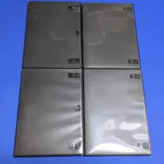 【中古】DVDトールケース（空）4枚セット（黒）1