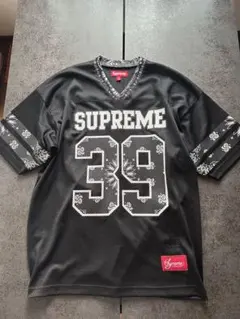 Supreme Bandana Football Jersey "Black"のサムネイル
