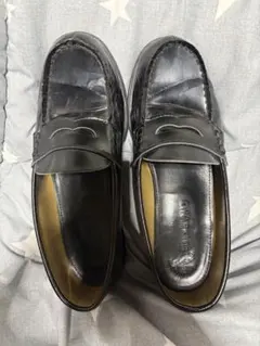 黒 ローファー 靴