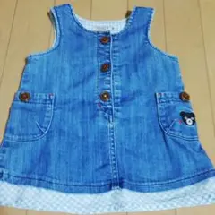 DOUBLE. B   デニム ジャンパースカート80cm