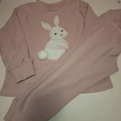 110 女の子　ＧＵパジャマ　うさぎデザイン