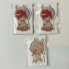 アニカフェ 藍良 一彩 缶バッジ アクスタ ステッカー あんスタ アニカフェ 一彩 藍良 アクスタ ステッカー - メルカリ