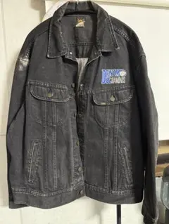80s 90s 希少 LEE 220J 後染めブラック XL