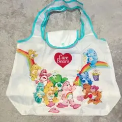 ケアベア　care bears エコバッグ　トートバッグ　折りたたみ