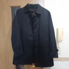 黒 ステンカラーコート Lサイズ
