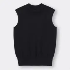 ブラック ニットベスト 商品番号343769