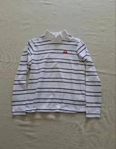 ルコックスポルティフ ゴルフ ハイネック カットソー シャツ 白 L