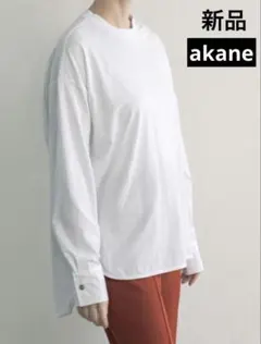 アナイ ANAYI ハイネックレイヤー プルオーバー ホワイト 白タグ 